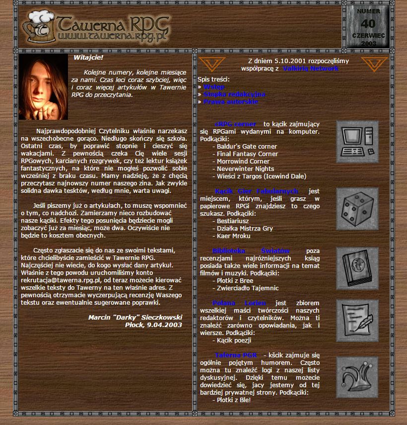 Tawerna RPG #040 - czerwiec 2003