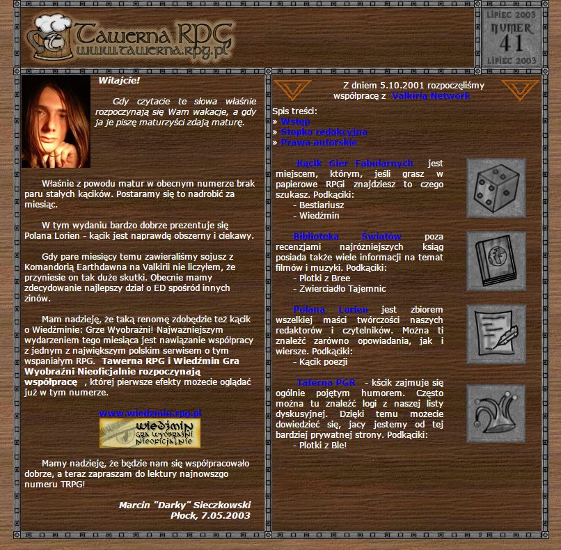 Tawerna RPG #041 - lipiec 2003