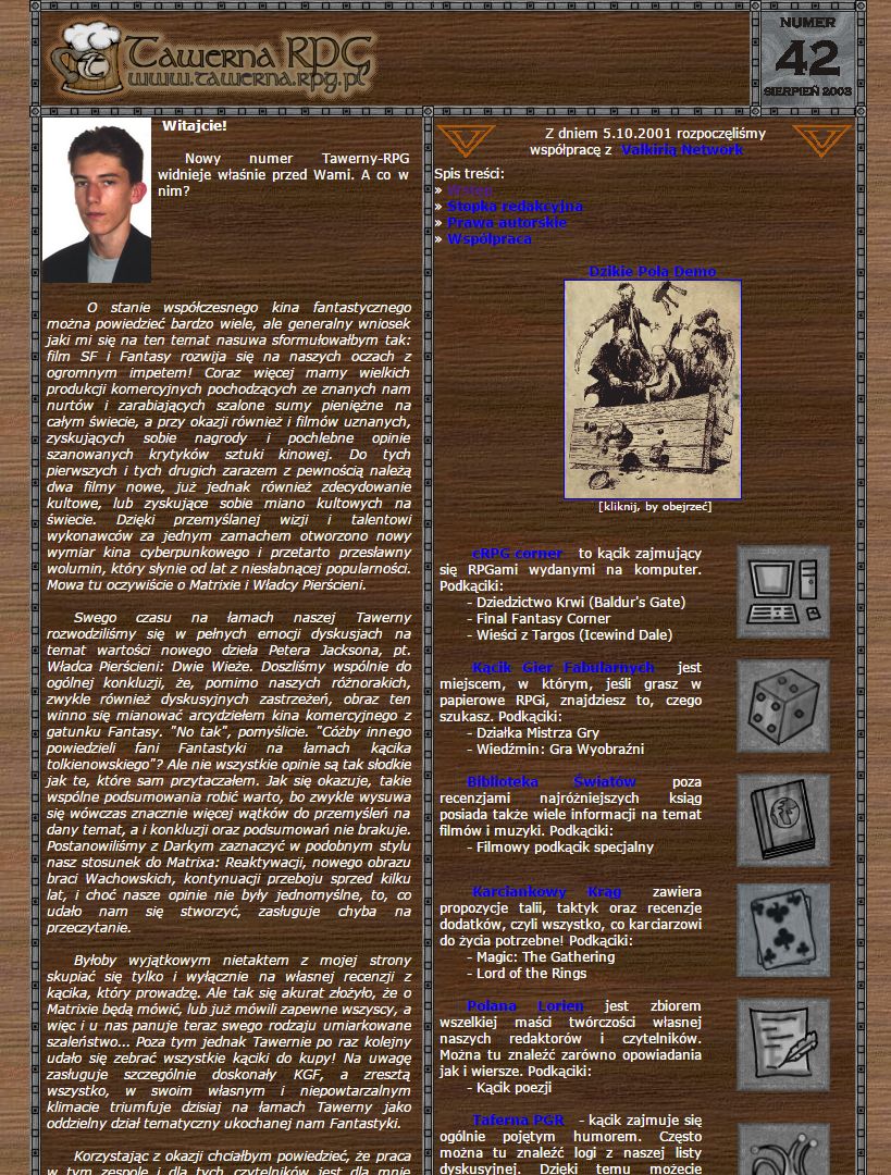 Tawerna RPG #042 - sierpień 2003