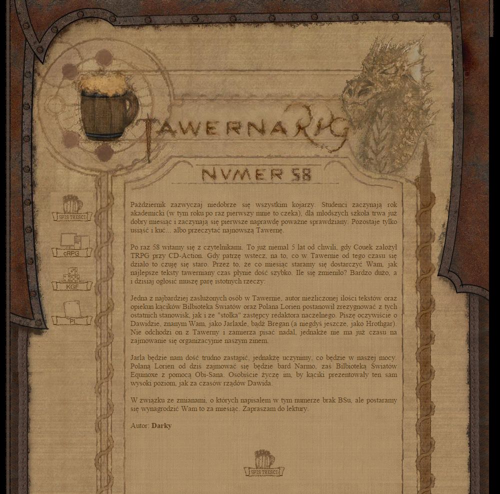 Tawerna RPG #058 - listopad 2004